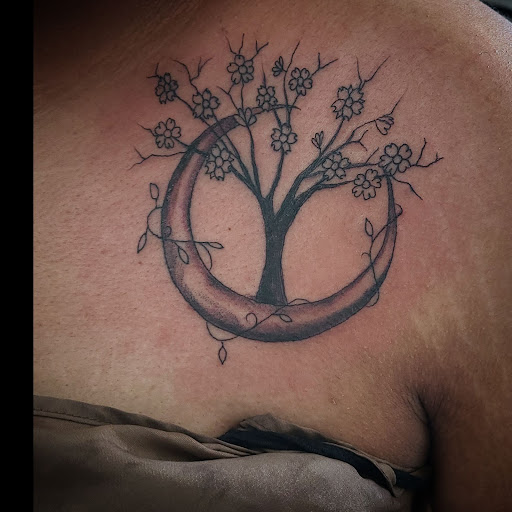 Explore cross tattoo ideas for females, creative tattoo ideas in Garden Grove, available at Dr. Tattoo Studio