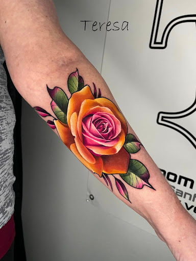 Explore leg tattoos men ideas, creative tattoo ideas in Sanford, available at Venom Ink Tattoo