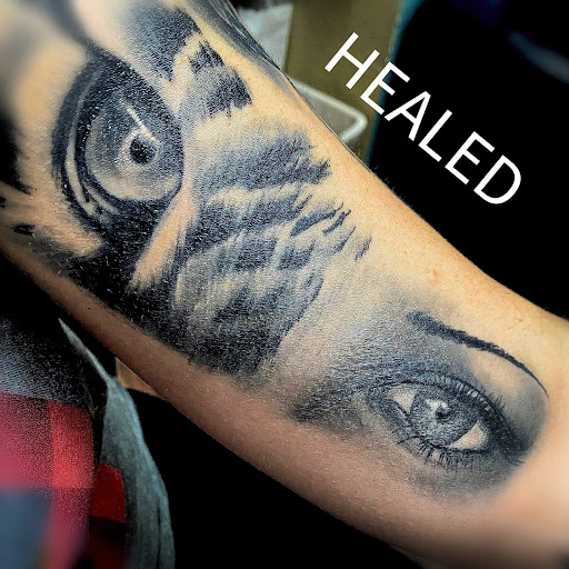 Explore under buttocks tattoo ideas, creative tattoo ideas in College Station, available at The Ineffable Tattoo Experience