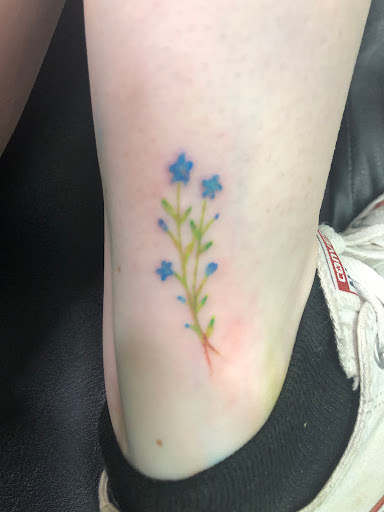 Explore name design tattoo ideas, creative tattoo ideas in Alfred, available at Tattooed Spirit