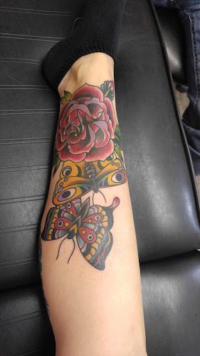 Explore gangster sleeve tattoo ideas, creative tattoo ideas in Yukon, available at Ink Addiction