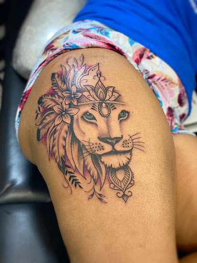 Explore the fiend tattoo ideas, creative tattoo ideas in Houston, available at Rose & Dagger Tattoo