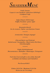 Carte du Felders Restaurant, Friedrichshafen à Friedrichshafen