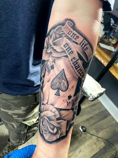 Explore locket tattoo ideas, creative tattoo ideas in Waynesboro, available at Tattooed In the Wild Studio