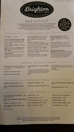 Coffee Shop «Brighton Coffee Shop», reviews and photos, 9600 Brighton Way, Beverly Hills, CA 90210, USA