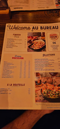 Au Bureau Lyon Part-Dieu à Lyon menu