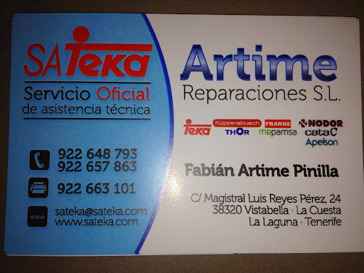 Sateka- Artime Reparaciones SL en San Cristóbal de La Laguna, Santa Cruz de Tenerife