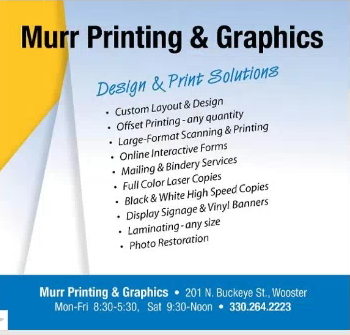 Commercial Printer «Murr Printing & Graphics», reviews and photos, 201 N Buckeye St, Wooster, OH 44691, USA