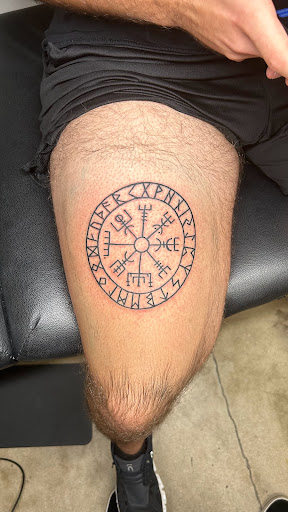 Explore crane tattoo ideas, creative tattoo ideas in Miami, available at Bonsai Mike Tattoos