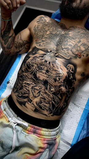 Explore shark tooth tattoo ideas, creative tattoo ideas in East Stroudsburg, available at Faimeouz Ink