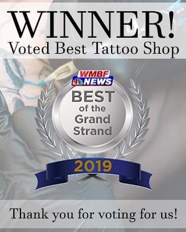 Explore praying mantis tattoo ideas, creative tattoo ideas in Myrtle Beach, available at Myrtle Beach Ink