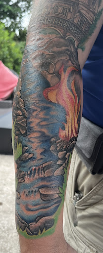 Explore tinkerbell tattoo ideas, creative tattoo ideas in Ocala, available at Smokey Fockers Smoke & Tattoo Shop