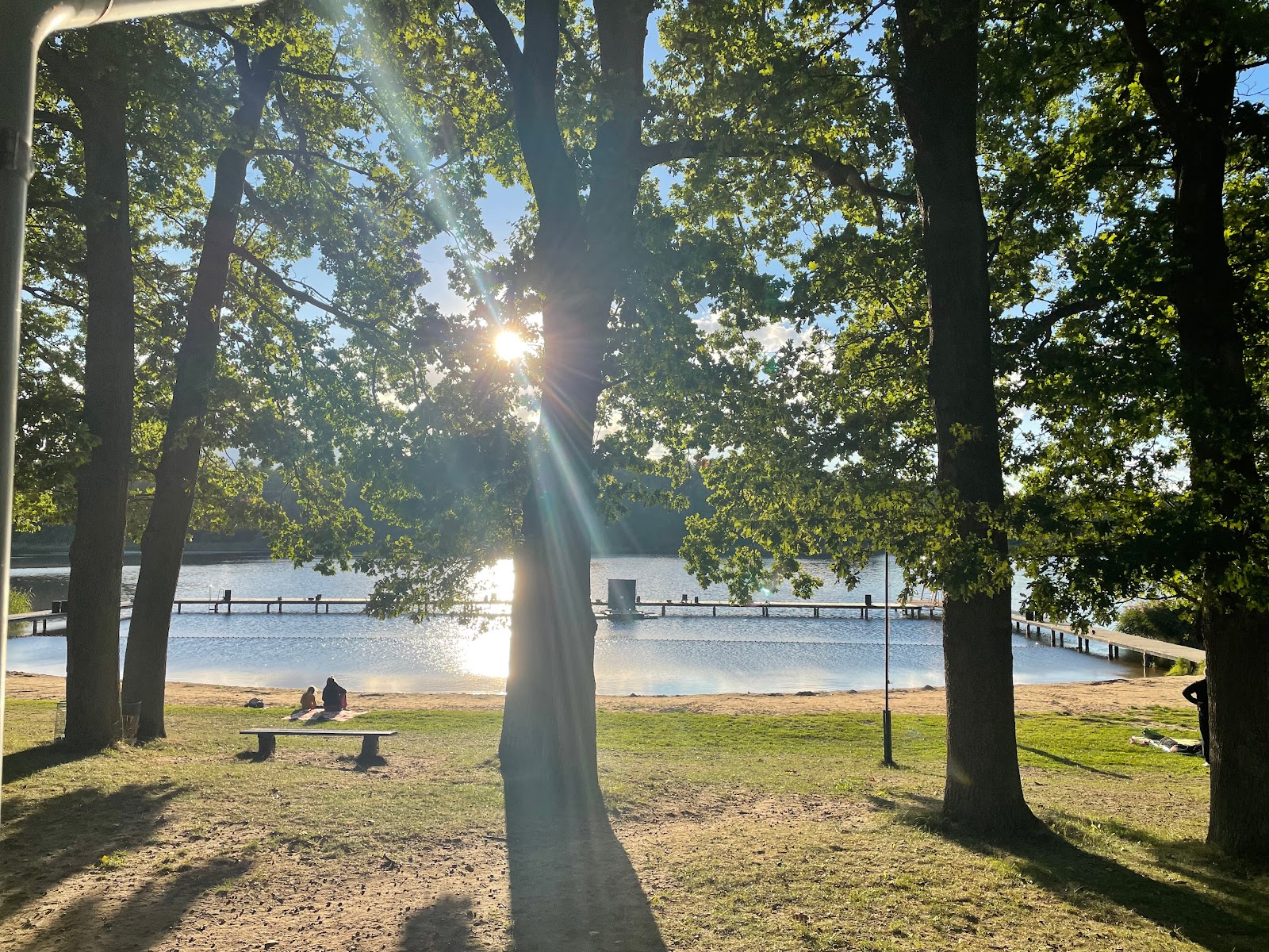 Fotografie cu Strandbad am Passower See cu plajă directă