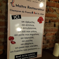 Crep'Chignon Restaurant à Cornebarrieu menu