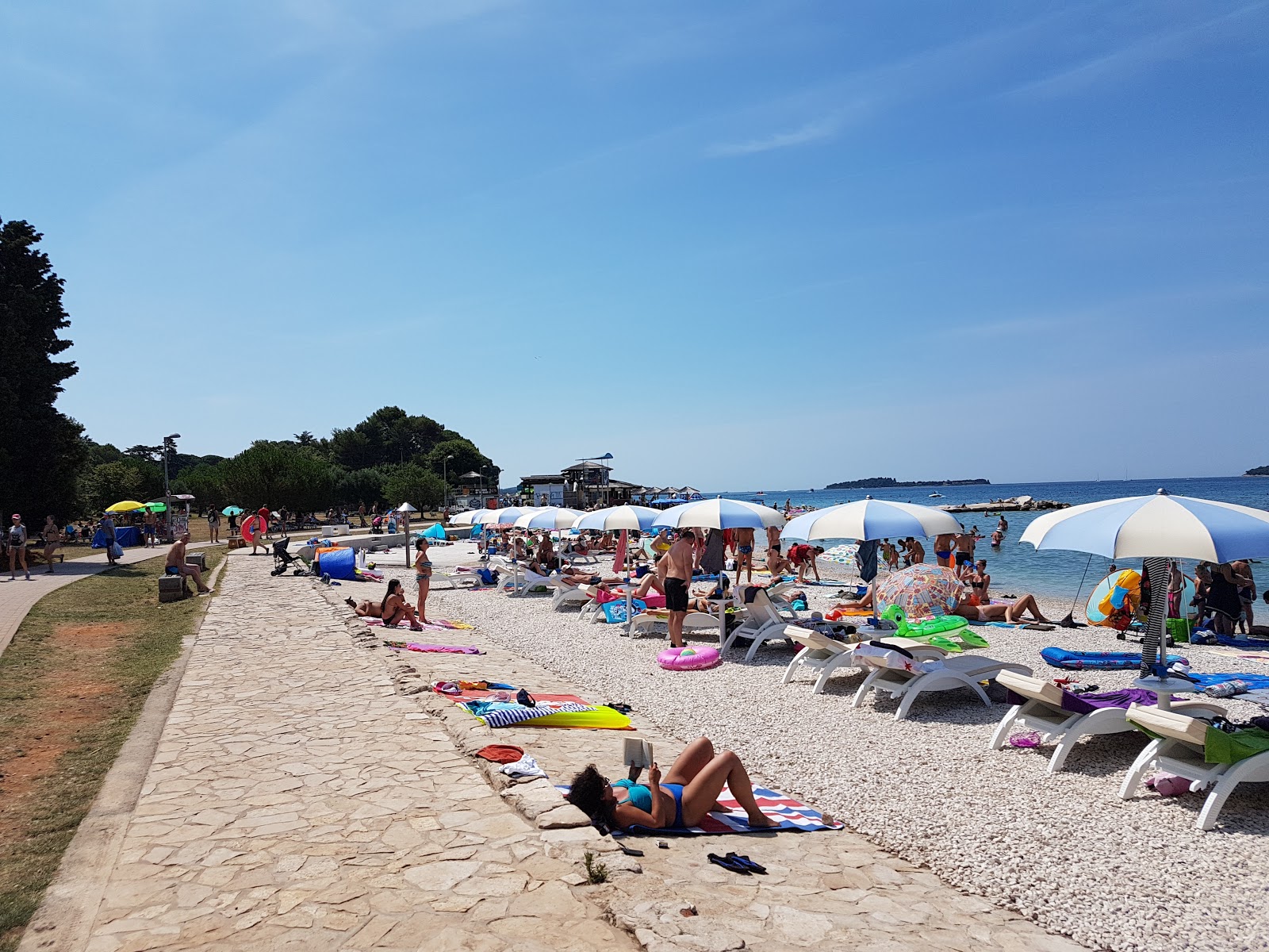 Fotografie cu Fazana beach - loc de vacanță prietenos pentru animale de companie