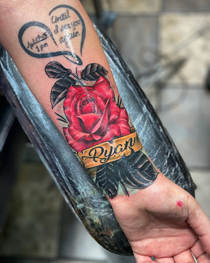 Explore quarter sleeve tattoo ideas for females, creative tattoo ideas in Sparks, available at Empire Tattoo