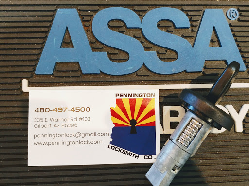 Locksmith «Pennington Locksmith Company», reviews and photos, 235 E Warner Rd #103, Gilbert, AZ 85296, USA