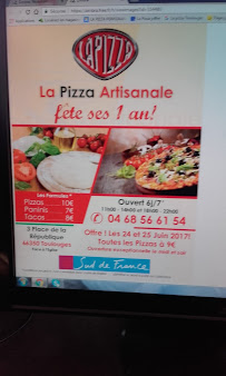 Pizzeria La Pizza Artisanale à Toulouges (la carte)