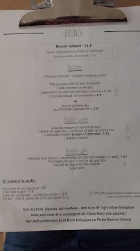 Paper Plane à Nice menu