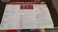 Menu / carte de Crêperie du Donjon à Montrichard Val de Cher