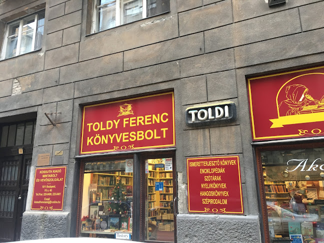 Toldy Ferenc Könyvesbolt Kossuth Kiadó Mintabolt és Vevőszolgálat - Budapest