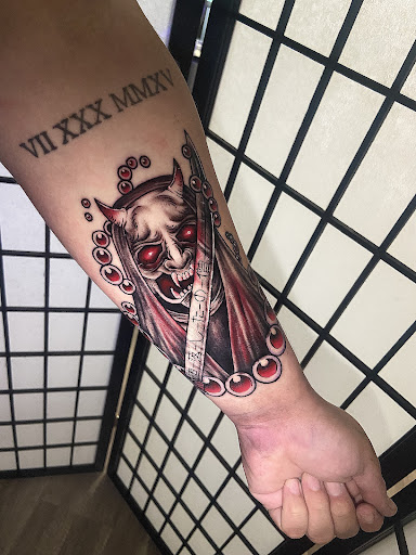 Explore sibling names tattoo ideas, creative tattoo ideas in Modesto, available at Dying Art Tattoo