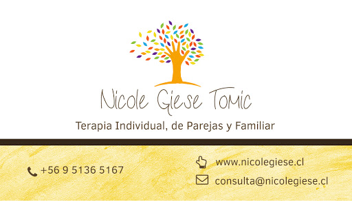 Nicole Giese, Psicóloga Clínica U. de Chile, atención en Ñuñoa