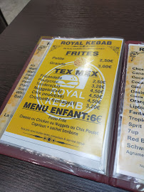 Restaurant halal Royal Kebab (Givet) à Givet (le menu)