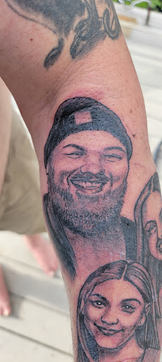 Explore tattoo idea legs, creative tattoo ideas in Buffalo, available at Tattoo Dons Nickel City Tattoos