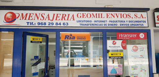 Geomil Dentro de la estación autobus Murcia