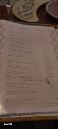 Restaurant portugais O Caseirinho à Grigny (la carte)