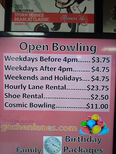 Bowling Alley «Goshen Lanes», reviews and photos, 10579 OH-4, Mechanicsburg, OH 43044, USA