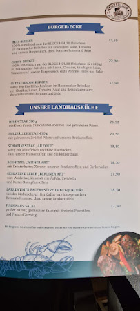 Fischhaus Hotel am Schaalsee à Zarrentin am Schaalsee menu