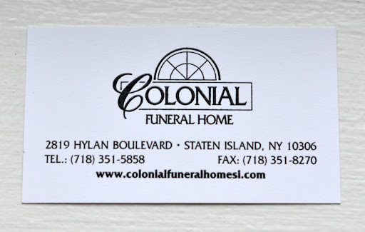 Funeral Home «Colonial Funeral Home», reviews and photos, 2819 Hylan Blvd, Staten Island, NY 10306, USA