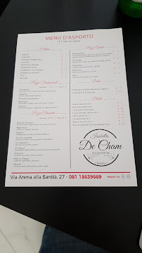 Isabella De Cham Pizza Fritta à Naples menu