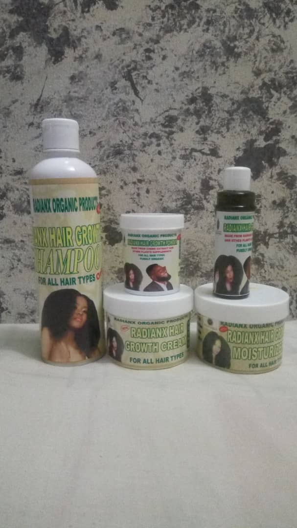 Radianx Organic hair growth products