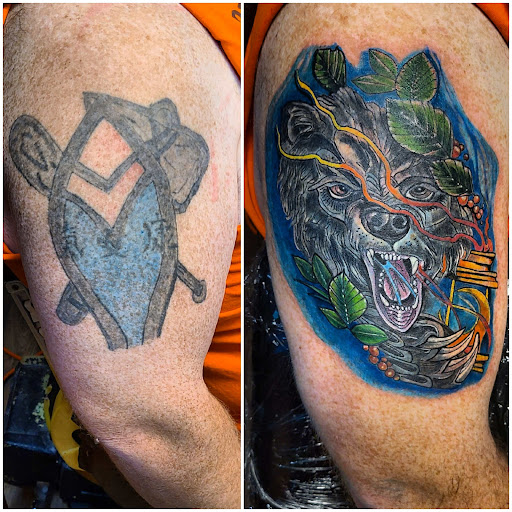 Explore roman tattoo ideas, creative tattoo ideas in Cumberland, available at Queen City Ink