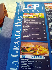 Restaurant LA GRANDE PLAGE à Le Barcarès (la carte)