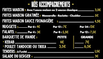 Menu / carte de La Bonne Broche - Döner Kebab à Doudeville