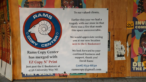 Copy Shop «Rams Copy Center Inc», reviews and photos, 4144 University Way NE, Seattle, WA 98105, USA