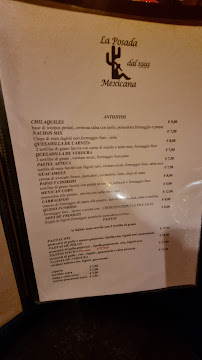 La Posada Mexicana à Turin carte