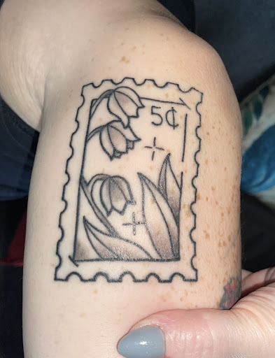 Explore calf tattoo ideas for females, creative tattoo ideas in Portsmouth, available at Grim North Tattoo and Piercing