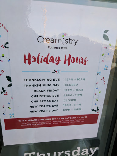Ice Cream Shop «Creamistry», reviews and photos, 9218 Potranco Rd #104, San Antonio, TX 78251, USA