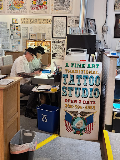 Explore pinky and the brain tattoo ideas, creative tattoo ideas in Coeur D Alene, available at Northwest Tattoo Museum & Tattooing