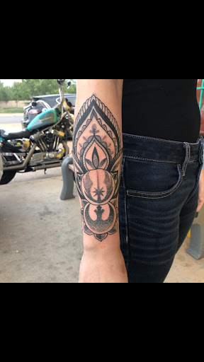 Explore triple moon finger tattoo ideas, creative tattoo ideas in San Angelo, available at Good Vibes Only Tattoo Studio