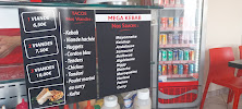Menu / carte de Mega Kebab à Coutances