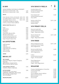 Menu / carte de G'H Bisceglie (Glam'house) à Bisceglie
