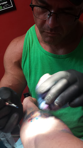 Explore black tattoo ideas, creative tattoo ideas in Marietta, available at Sink or Swim Studio and Gallery