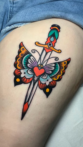 Explore chicano tattoo sleeve ideas, creative tattoo ideas in Greenville, available at The Gallery Tattoo Greenville