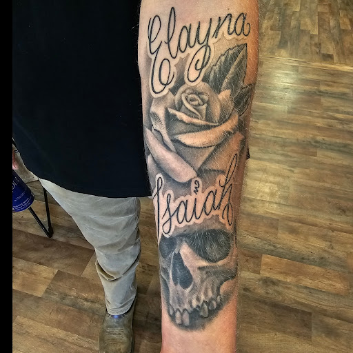 Explore mens spine tattoo ideas, creative tattoo ideas in Seymour, available at 3 Sevens Tattoo